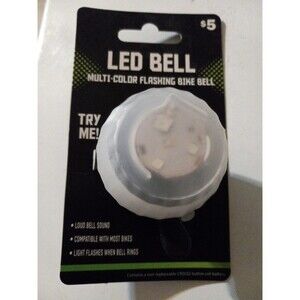 Led Bell Multi-Color Flashing Bike Bell Lights flash when Bell sounds New